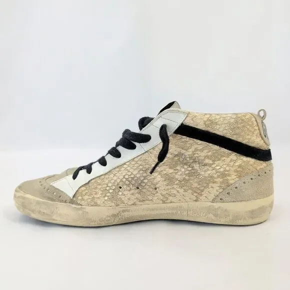 Golden Goose Midstar Private Edition LTD 01/276 Sneakers Snakeskin Womens Size - Picture 12 of 16